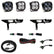Ford Squadron SAE/Sport Fog Pocket Light Kit - Ford 2021-23 F-150; NOTE: w/ Daytime Running Lights (DRL) SAE Fog Clear