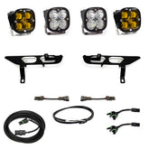 Ford Squadron SAE/Pro Fog Pocket Light Kit - Ford 2021-23 F-150; NOTE: w/o Daytime Running Lights (DRL) SAE Fog Baja Amber