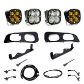 Ford Squadron SAE/Squadron Sport Dual Fog Pocket Light Kit - Ford 2023-2026 F-250/350 Super Duty SAE Fog Baja Amber
