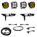 Ford Squadron SAE/Pro Fog Pocket Light Kit - Ford 2021-23 F-150; NOTE: w/o Daytime Running Lights (DRL) SAE Fog Baja Amber
