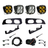 Ford Squadron SAE/Squadron Pro Dual Fog Pocket Light Kit - Ford 2023-2026 F-250/350 Super Duty SAE Fog Baja Amber