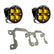Ford Squadron SAE Fog Pocket Light Kit - Ford 2019-2023 Ranger; 2021-2025 Bronco NOTE: w/ OE Plastic Bumper SAE Fog Baja Amber