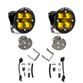 Chevy/GMC Squadron SAE Fog Pocket Light Kit - Chevy/GMC 2015-19 Colorado/Canyon / Silverado/Sierra 2500/3500HD SAE Fog Baja Amber