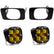 Ford Squadron SAE Fog Pocket Light Kit - Ford 2015-20 F-150; 2017-22 F-250/350 Super Duty SAE Fog Baja Amber