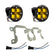 Ford/Subaru Squadron-R SAE Fog Pocket Light Kit - Ford 2014-17 Fiesta ST; 2013-14 Focus ST; 2013-16 Fusion; 2015-17 Mustang; 2015-16 Transit; 2013-16 BRZ/Impreza; 2013-19 Crosstrek; 2014-18 Forrester, 2010-12 Legacy/Outback; 2015-19 WRX/STI SAE Fog Baja Amber