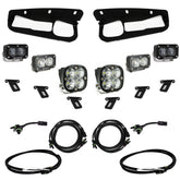 Ford S2 SAE “Sportsmen” Fog Pocket Light Kit - Ford 2021-2026 Bronco; Steel Bumper Clear Upfitter
