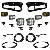 Ford S2 SAE “Sportsmen” Fog Pocket Light Kit - Ford 2021-2026 Bronco; Steel Bumper Baja Amber Upfitter