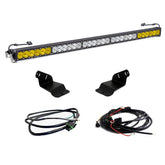 Ford OnX6+ 50 Inch Dual Control Roof Mount Light Kit - Ford 2021-2026 Bronco; 2022-2026 Bronco Raptor Multi-Pattern Clear/Baja Amber