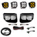 Ford Squadron SAE/Pro Fog Pocket Light Kit - Ford 2020-22 F-250/350 Super Duty SAE Fog Baja Amber