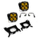 Chevy Squadron SAE Fog Pocket Light Kit - Chevy 2019-22 Silverado 1500 / 2020-22 2500HD/3500HD SAE Fog Baja Amber