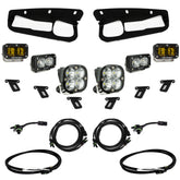 Ford Bronco S2 SAE “Pro” Fog Pocket Light Kit - Ford 2021-2026 Bronco; Steel Bumper Baja Amber Upfitter