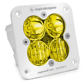 Squadron Sport White Flush Mount LED Auxiliary Light Pod Driving/Combo Baja Amber