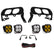 Squadron Sport/SAE Dual Fog Pocket Light Kit - 2014-15 Chevrolet Silverado 1500 SAE Fog Baja Amber