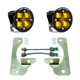 Jeep JL/JT Squadron-R SAE Fog Pocket Light Kit - Jeep 2020-2026 Gladiator; 2018-2026 Wrangler JL; NOTE: w/ OE Rubicon Bumper SAE Fog Baja Amber
