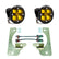 Jeep JL/JT Squadron-R SAE Fog Pocket Light Kit - Jeep 2020-2026 Gladiator; 2018-2026 Wrangler JL; NOTE: w/ OE Rubicon Bumper SAE Fog Baja Amber