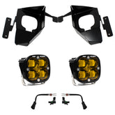 Chevy Squadron SAE Fog Pocket Light Kit - Chevy 2016-18 Silverado 1500 SAE Fog Baja Amber