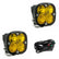 Squadron Sport Black LED Auxiliary Light Pod Pair Driving/Combo Baja Amber