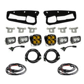 Ford Squadron SAE/Dual S2 Sport Steel Bumper Fog Pocket Light Kit - Ford 2021-2026 Bronco; 2022-2026 Bronco Raptor; NOTE: w/ OE Steel Bumper SAE Fog Baja Amber