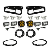 Ford Squadron SAE/Dual S2 Sport Steel Bumper Fog Pocket Light Kit - Ford 2021-2026 Bronco; 2022-2026 Bronco Raptor; NOTE: w/ OE Steel Bumper SAE Fog Baja Amber