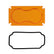 S2 Light Pod Lens Kit Spot Factory Amber