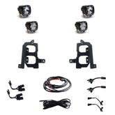 GMC S1 Dual Fog Pocket Light Kit - GMC 2020-23 Sierra 2500HD/3500HD Wide Cornering/Spot Clear/Clear