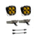 Ford Squadron SAE Fog Pocket Light Kit - Ford 1999-10 F-250/350 Super Duty SAE Fog Baja Amber