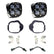Mercedes Squadron SAE Fog Pocket Light Kit - Mercedes-Benz 2019-2026 Sprinter 1500/2500/3500 SAE Fog Clear