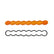 S8 Light Bar Lens Kit Driving/Combo Factory Amber