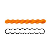 S8 Light Bar Lens Kit Wide Cornering Factory Amber