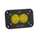 S2 Pro Black Flush Mount LED Auxiliary Light Pod Wide Cornering Baja Amber
