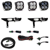 Ford Squadron SAE/Pro Fog Pocket Light Kit - Ford 2021-23 F-150; NOTE: w/ Daytime Running Lights (DRL) SAE Fog Clear