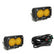 S2 Pro Black LED Auxiliary Light Pod Pair Work/Scene Baja Amber