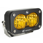 S2 Sport Black LED Auxiliary Light Pod Wide Cornering Baja Amber