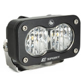 S2 Sport Black LED Auxiliary Light Pod Wide Cornering Clear