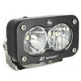 S2 Sport Black LED Auxiliary Light Pod Driving/Combo Clear