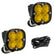 Squadron Pro Black LED Auxiliary Light Pod Pair Wide Cornering Baja Amber