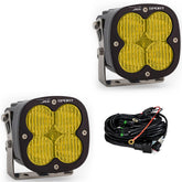 XL Sport LED Auxiliary Light Pod Pair Wide Cornering Baja Amber