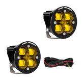 Squadron-R SAE LED Auxiliary Light Pod Pair SAE Fog Baja Amber