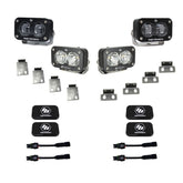 S2 SAE/S2 Sport Fog Pocket Kit - Ford 2021-2026 F-150 Raptor; 2023-2026 Bronco Raptor, 2024-2026 F-150 Raptor 37/R Clear