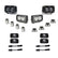 S2 SAE/S2 Sport Fog Pocket Kit - Ford 2021-2026 F-150 Raptor; 2023-2026 Bronco Raptor, 2024-2026 F-150 Raptor 37/R Clear