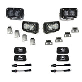 S2 SAE/S2 Pro Fog Pocket Kit - Ford 2021-2026 F-150 Raptor; 2023-2026 Bronco Raptor, 2024-2026 F-150 Raptor 37/R Clear
