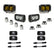 S2 SAE/S2 Pro Fog Pocket Kit - Ford 2021-2026 F-150 Raptor; 2023-2026 Bronco Raptor, 2024-2026 F-150 Raptor 37/R Baja Amber