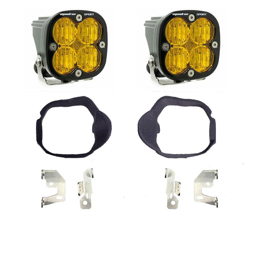 Mercedes Squadron Sport Fog Pocket Light Kit - Mercedes 2014-2018 Sprinter Van Wide Cornering Baja Amber
