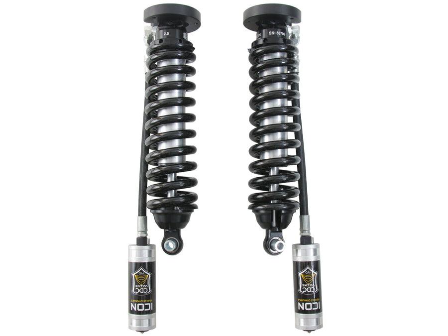 ICON 2016-2023 Nissan Titan XD, 2.5 VS Remote Reservoir/CDCV Coilover Kit, Front for Nissan Titan