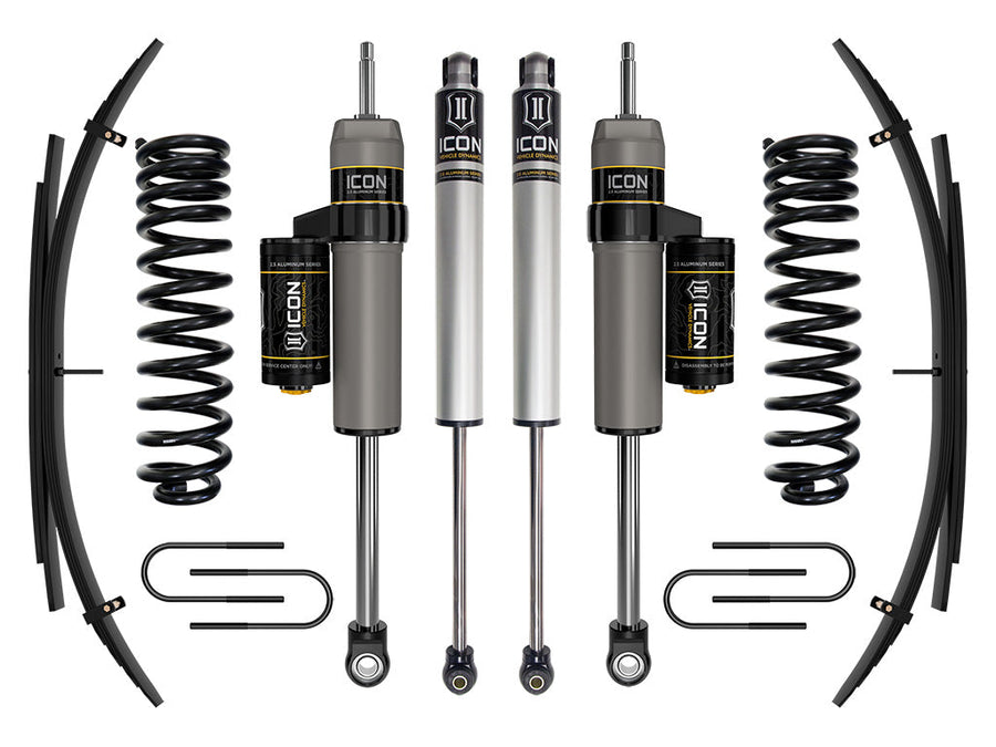 ICON 2008-2010 Ford F-250/F-350 Super Duty 4WD Diesel, 2.5" Lift, Stage 2 Suspension System w/ Expansion Packs for Ford Super Duty