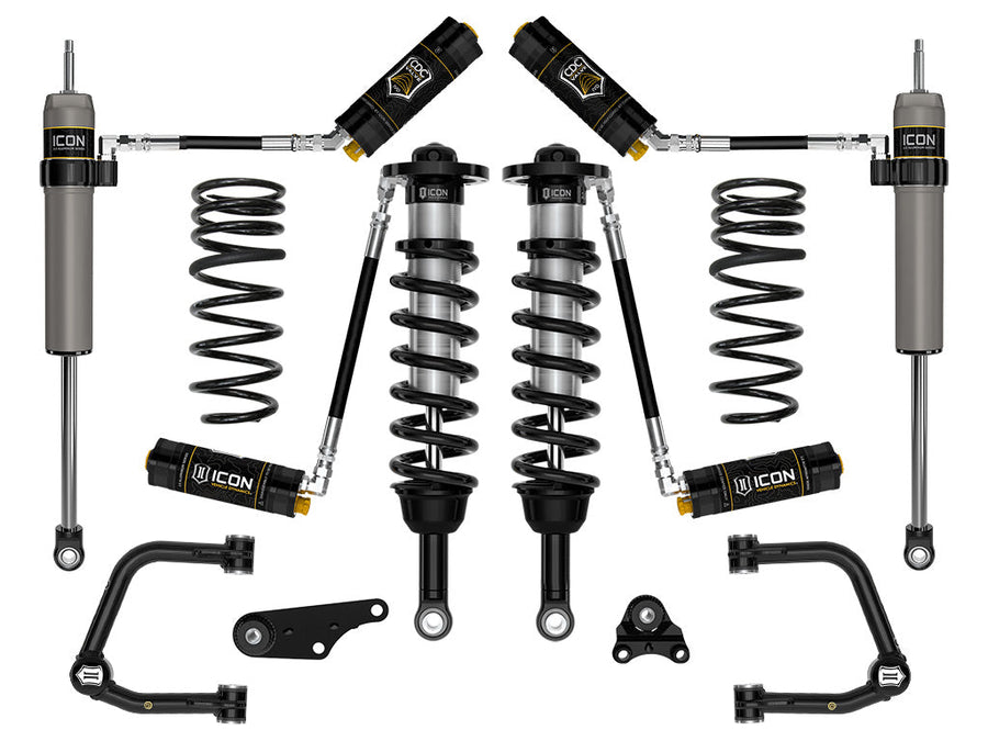 ICON 2024-2025 Toyota Tacoma 1.25-3" Lift, Stage 5 Suspension System, Tubular, Overland Rear Springs for Toyota Tacoma