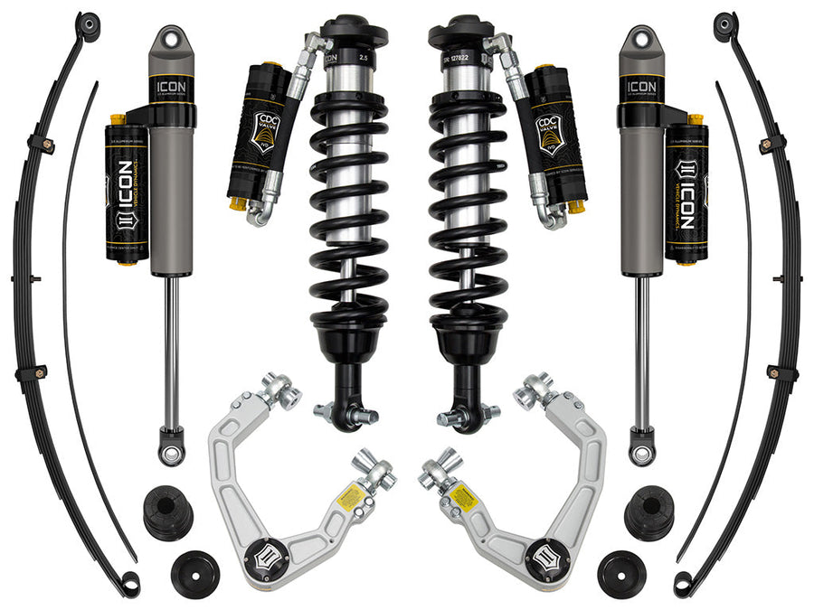 ICON 19-21 Ford Ranger, 0-3.5" Lift, Stage 8 Susp System, Billet UCA Al Knuckle for Ford Ranger