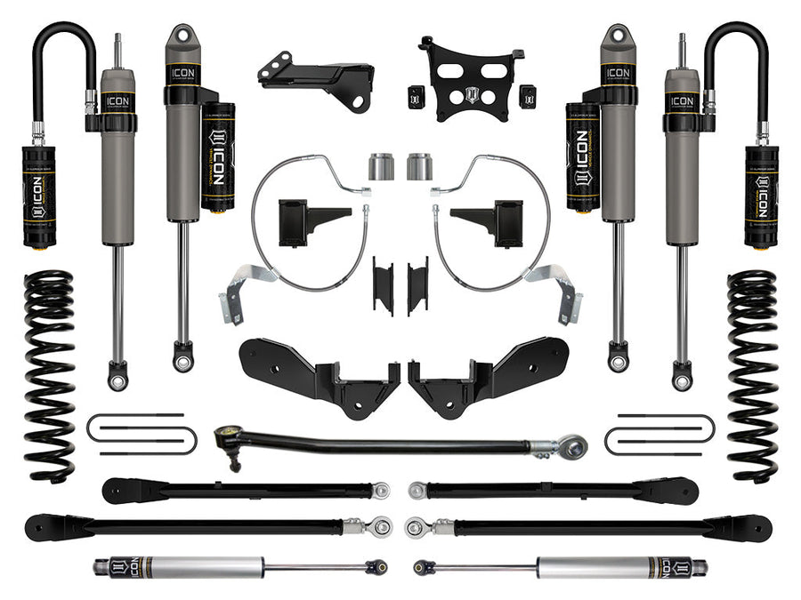 ICON 2023-2025 Ford F-250/F-350 Super Duty 4WD, Gas, 4.5" Lift, Stage 6 Suspension System for Ford Super Duty
