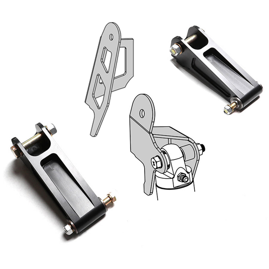 Camburg Engineering Toyota 4-Runner/FJ '03-09 2.5 Front Slapper Bump Stop Mount Kit w/ UCA Gussets Only CAM-310180 for the Toyota 4Runner, Toyota FJ Cruiser
