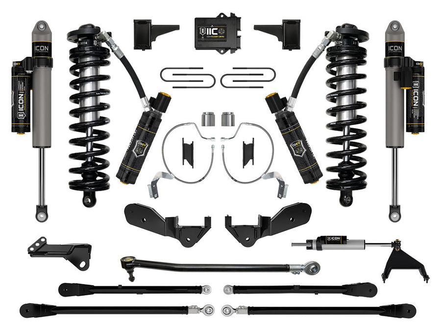 ICON 2023-2025 Ford F-250/F-350 Super Duty 4WD, 4-5.5" Lift, Stage 8 Coilover Conversion System for Ford Super Duty
